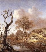 WYNANTS, Jan A Hilly Landscape wer Germany oil painting reproduction